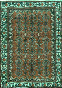 Persian Turquoise Traditional Rug, tr585turq