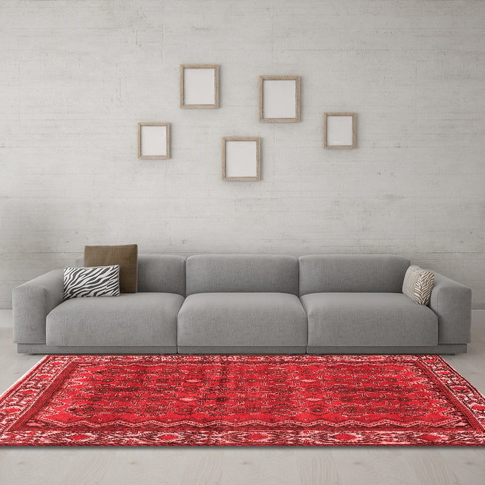 Traditional Red Washable Rugs