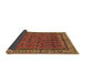 Sideview of Persian Brown Traditional Rug, tr585brn