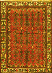 Persian Yellow Traditional Rug, tr585yw