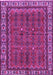 Machine Washable Persian Purple Traditional Area Rugs, wshtr585pur