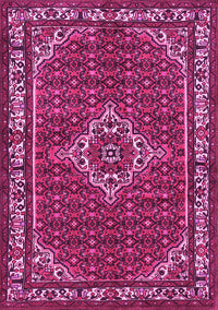 Medallion Pink Traditional Rug, tr586pnk