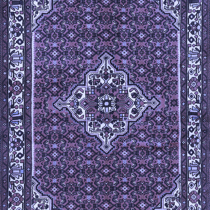 Medallion Blue Traditional Rug, tr586blu