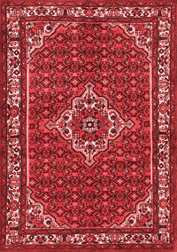 Medallion Red Traditional Rug, tr586red