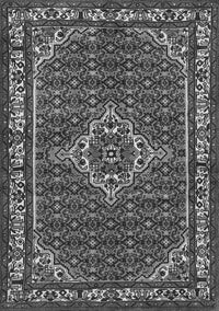 Medallion Gray Traditional Rug, tr586gry