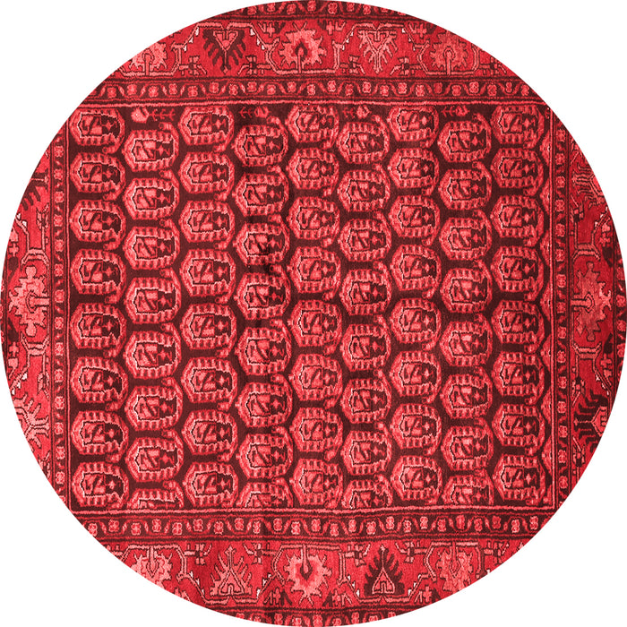 Machine Washable Persian Red Traditional Rug, wshtr587red