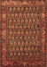 Persian Brown Traditional Rug, tr587brn