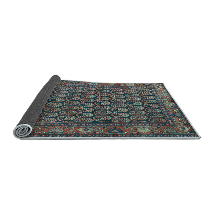 Sideview of Persian Light Blue Traditional Rug, tr587lblu