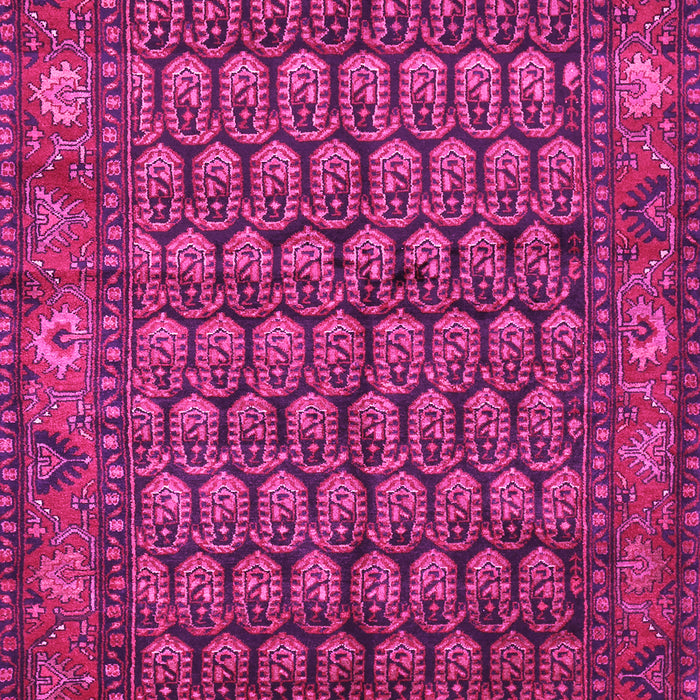 Machine Washable Persian Pink Traditional Rug, wshtr587pnk
