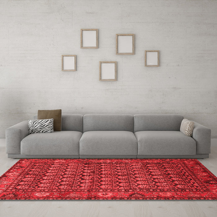 Traditional Red Washable Rugs