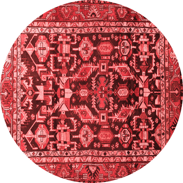 Machine Washable Persian Red Traditional Rug, wshtr588red
