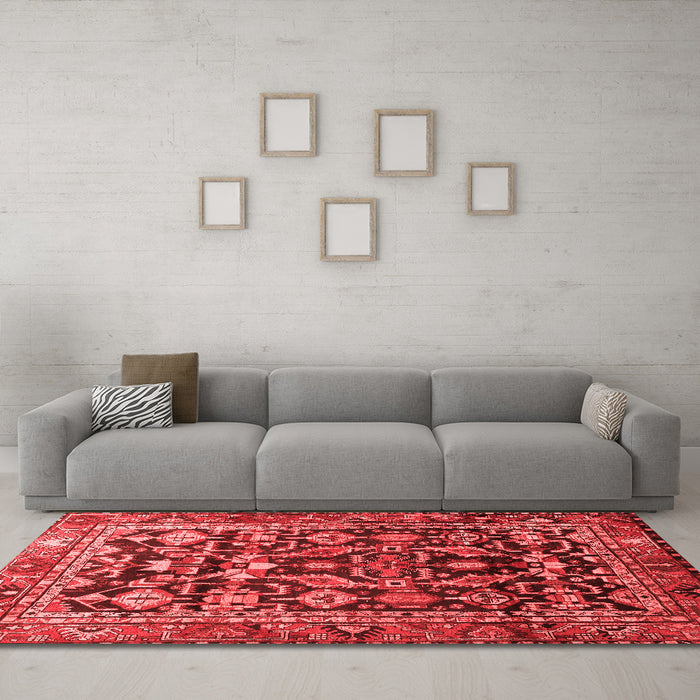 Traditional Red Washable Rugs