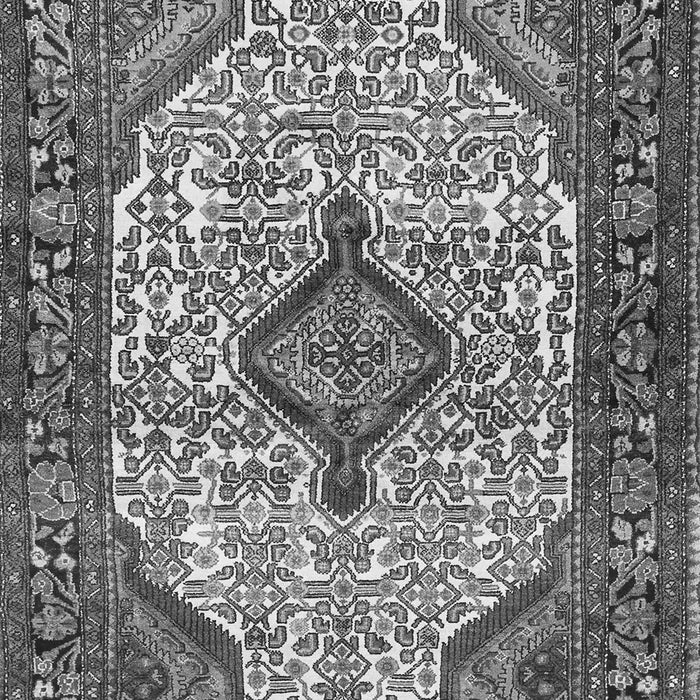 Medallion Gray Traditional Rug, tr589gry