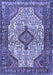 Medallion Blue Traditional Rug, tr589blu