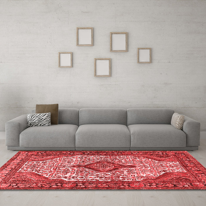 Traditional Red Washable Rugs