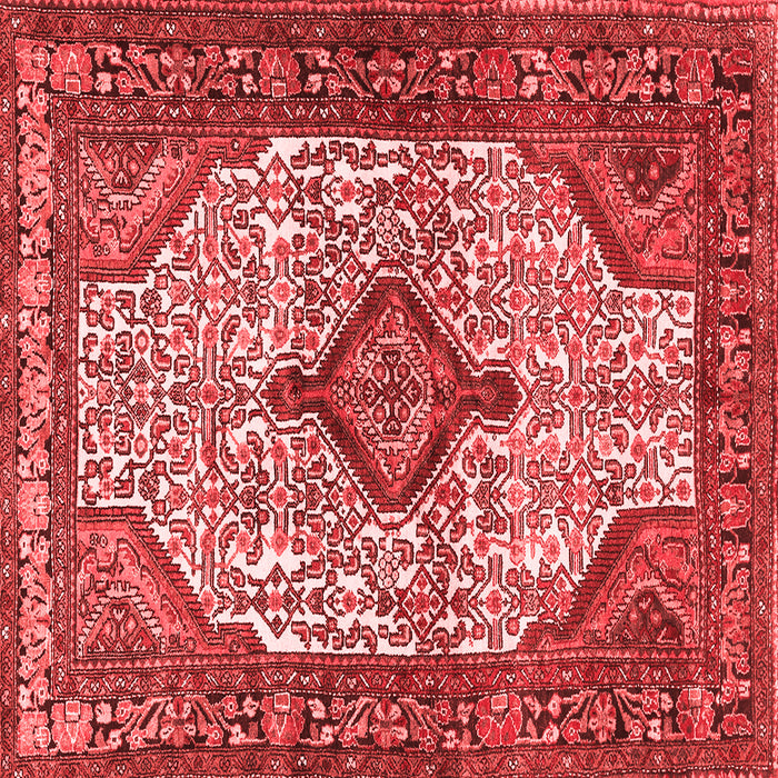 Medallion Red Traditional Rug, tr589red