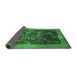 Sideview of Oriental Emerald Green Asian Inspired Rug, tr58emgrn