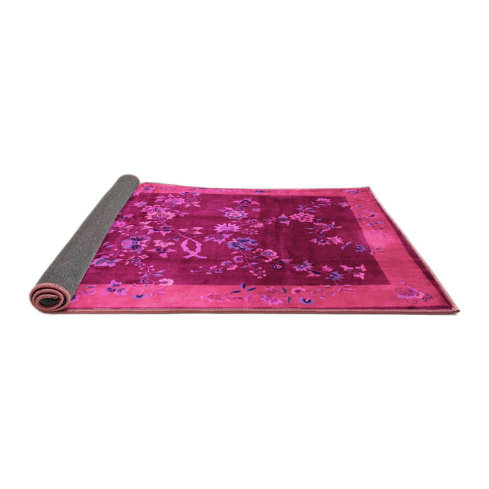 Sideview of Oriental Pink Asian Inspired Rug, tr58pnk