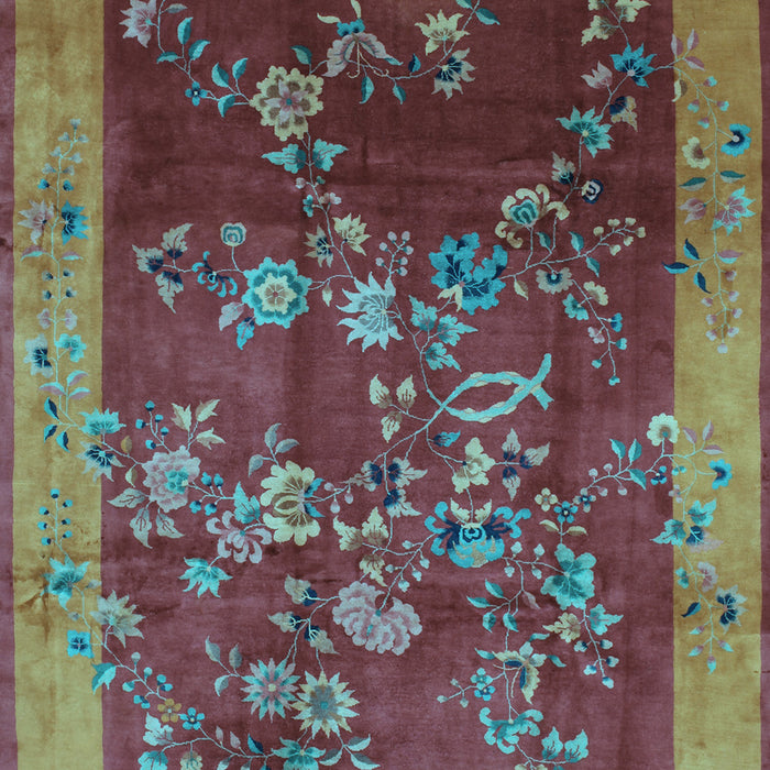 Machine Washable Oriental Light Blue Asian Inspired Rug, wshtr58lblu