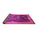 Sideview of Oriental Purple Asian Inspired Rug, tr58pur