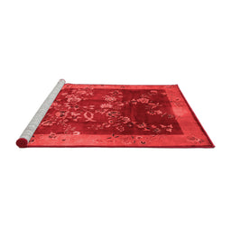 Asian Inspired Red Washable Rugs