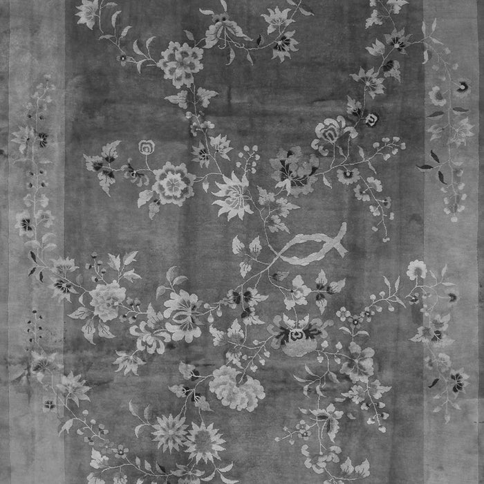 Serging Thickness of Machine Washable Oriental Gray Asian Inspired Rug, wshtr58gry