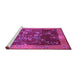 Sideview of Machine Washable Oriental Purple Asian Inspired Area Rugs, wshtr58pur