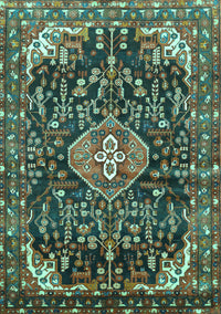 Persian Turquoise Traditional Rug, tr591turq