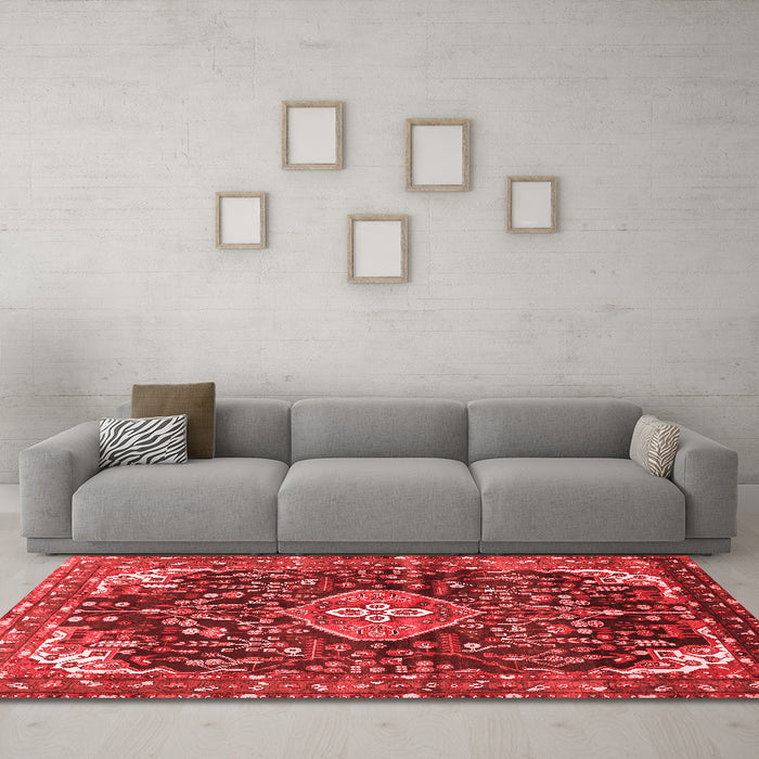 Traditional Red Washable Rugs