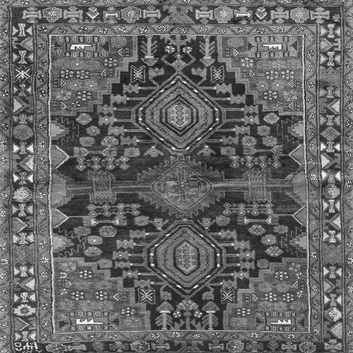 Serging Thickness of Persian Gray Traditional Rug, tr592gry