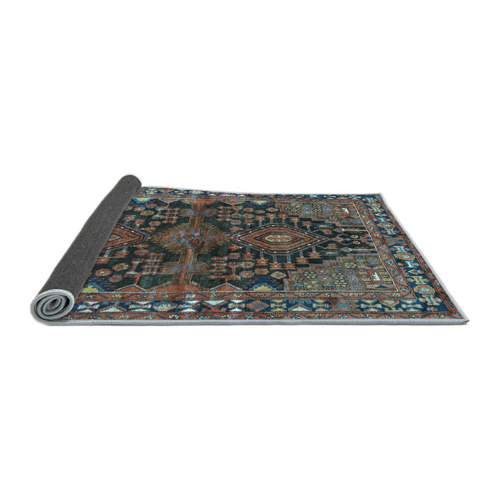 Sideview of Persian Light Blue Traditional Rug, tr592lblu