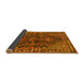 Sideview of Persian Yellow Traditional Rug, tr592yw