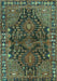 Persian Turquoise Traditional Rug, tr592turq