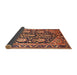 Sideview of Traditional Mango Orange Persian Rug, tr593