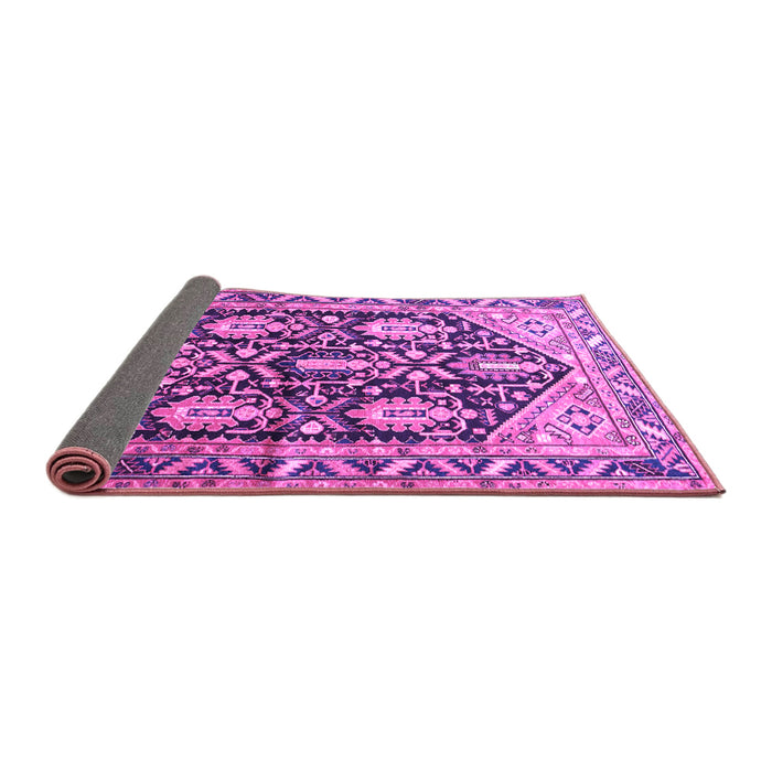 Sideview of Persian Purple Traditional Rug, tr593pur
