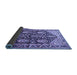 Sideview of Persian Blue Traditional Rug, tr593blu