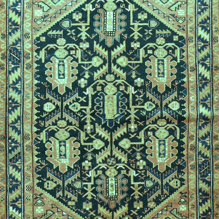 Persian Turquoise Traditional Rug, tr593turq