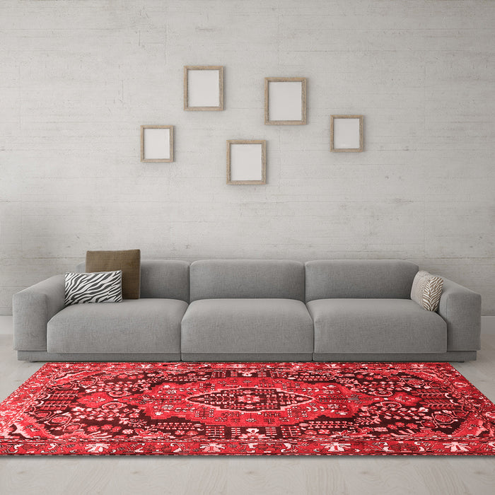 Traditional Red Washable Rugs