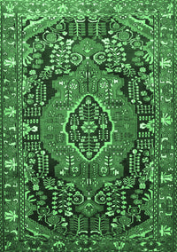 Persian Emerald Green Traditional Rug, tr594emgrn