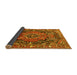 Sideview of Persian Yellow Traditional Rug, tr594yw