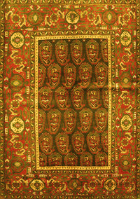 Persian Yellow Traditional Rug, tr595yw