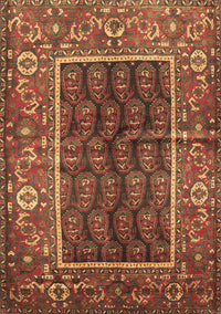 Persian Brown Traditional Rug, tr595brn