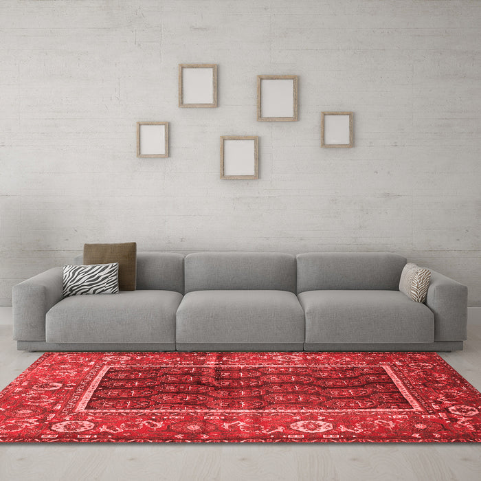 Traditional Red Washable Rugs