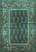 Persian Turquoise Traditional Rug, tr595turq