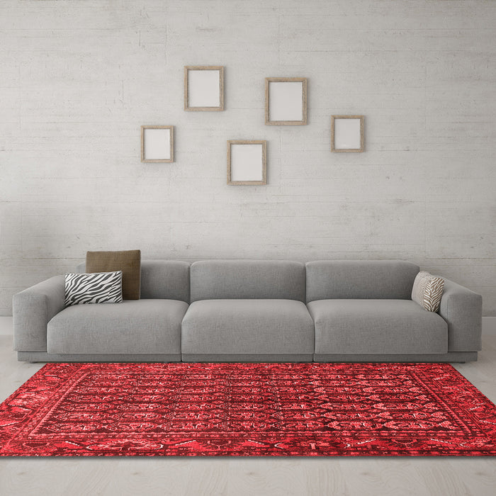 Traditional Red Washable Rugs