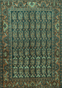 Persian Turquoise Traditional Rug, tr596turq