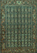 Persian Turquoise Traditional Rug, tr596turq