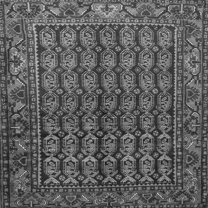 Serging Thickness of Persian Gray Traditional Rug, tr596gry