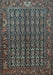 Machine Washable Persian Light Blue Traditional Rug, wshtr596lblu