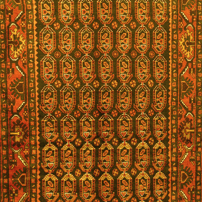 Machine Washable Persian Yellow Traditional Rug, wshtr596yw